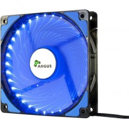 Ventilator Inter-Tech Argus L-12025-BL , 120 mm , 1200 RPM , LED Albastru